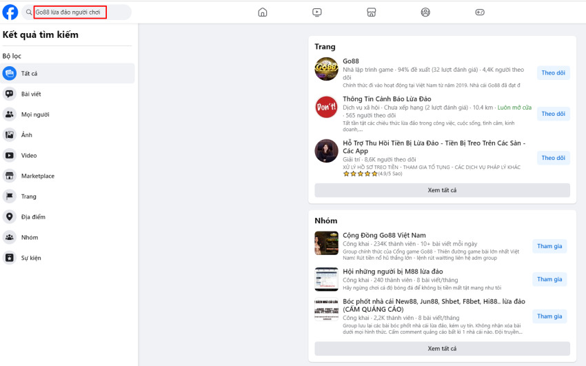 Không tìm kiếm được bài viết nào liên quan đến Go88 lừa đảo trên facebook